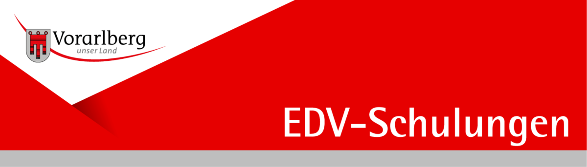 Header - EDV-Schulung, Outlook - Zeitmanagement