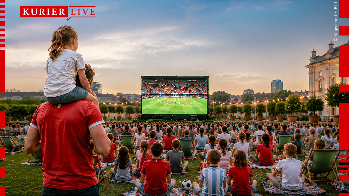 Header - KURIER live -  WM Public Viewing Argentinien : Österreich