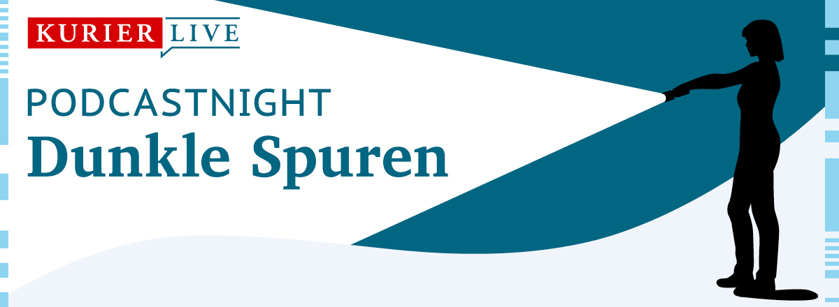 Header - KURIER live - Podcast Night "Dunkle Spuren Wien"