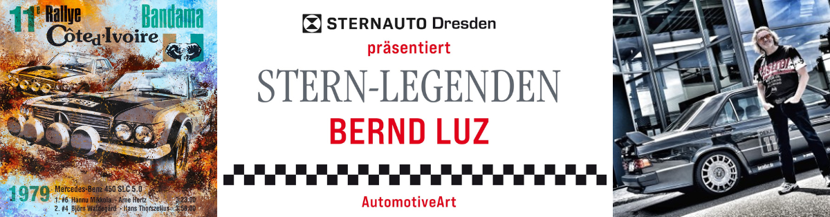 Header - STERN-LEGENDEN von Bernd Luz bei STERNAUTO Dresden  | Meet the Artist am 20. August 2026