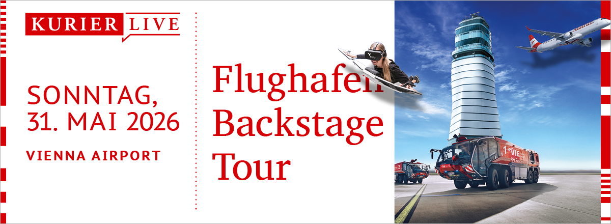 Header - KURIER live - Flughafen Backstage-Tour