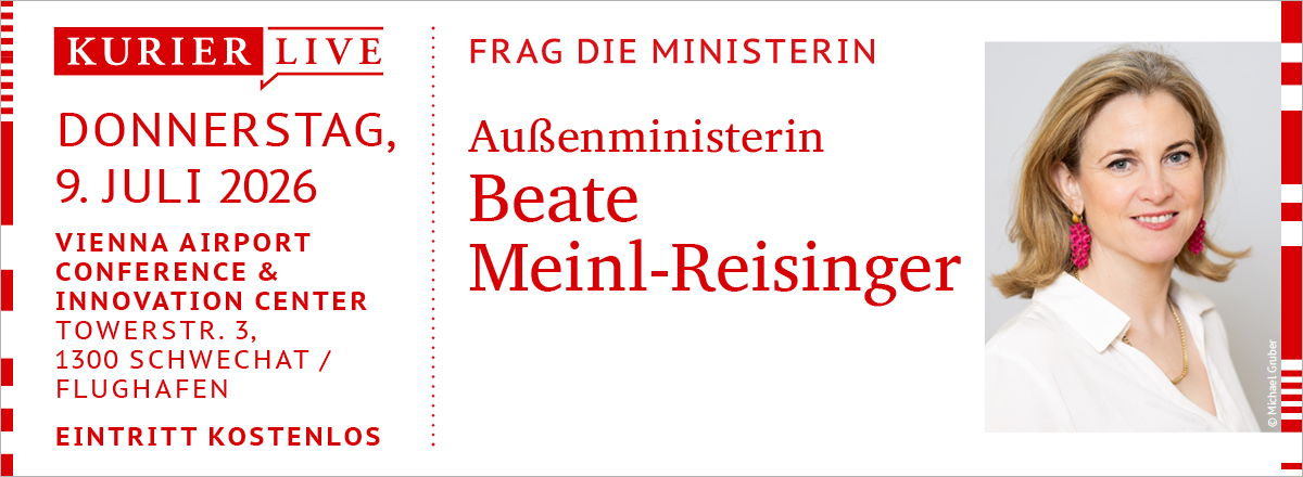 Header - KURIER live - Frag die Ministerin