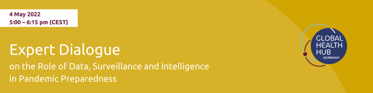 Header - Expert Dialogue on the Role of Data, Surveillance and Intelligence in Pandemic Preparedness