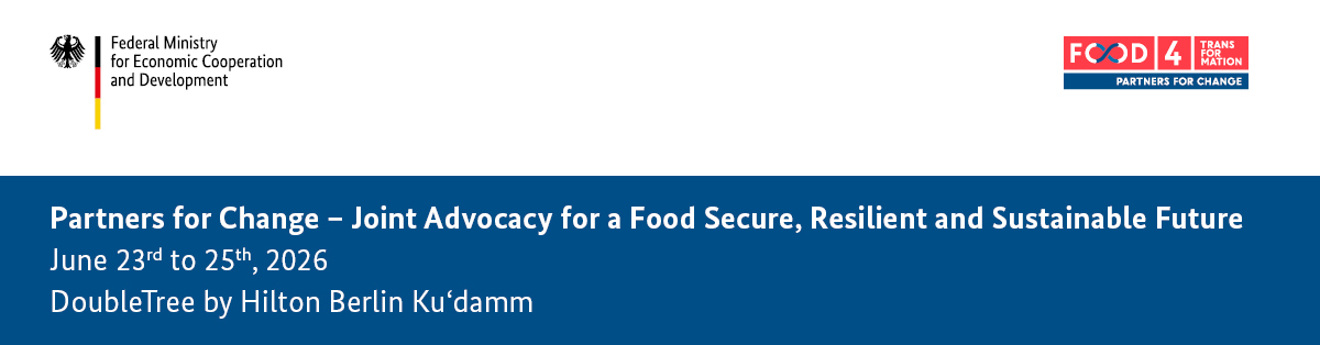Header - Partners for Change – Joint Advocacy for a Food Secure, Resilient and Sustainable Future