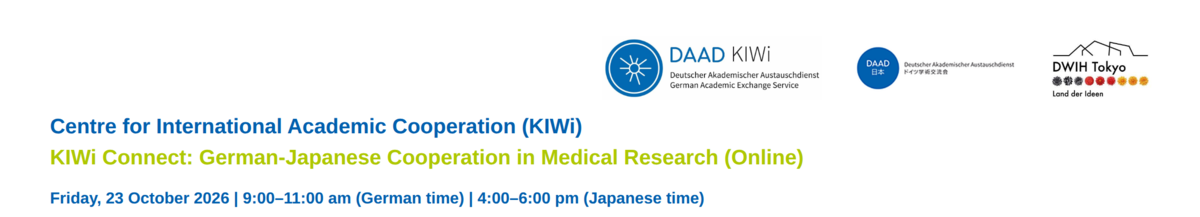 Header - KIWi Connect: German-Japanese Cooperation in Medical Research