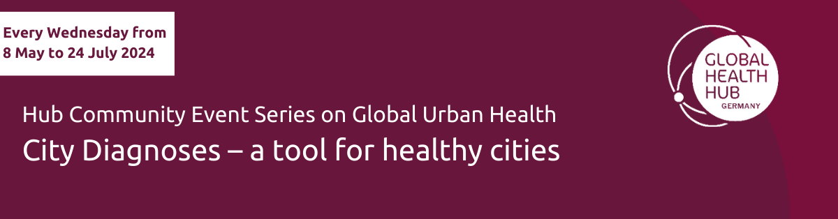 Header - "City Diagnoses – a tool for healthy cities"