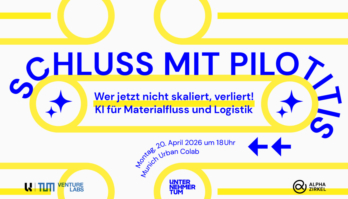 Header - Schluss mit "Pilotitis"! Wer nicht jetzt skaliert, verliert. KI für Materialfluss und Logistik.