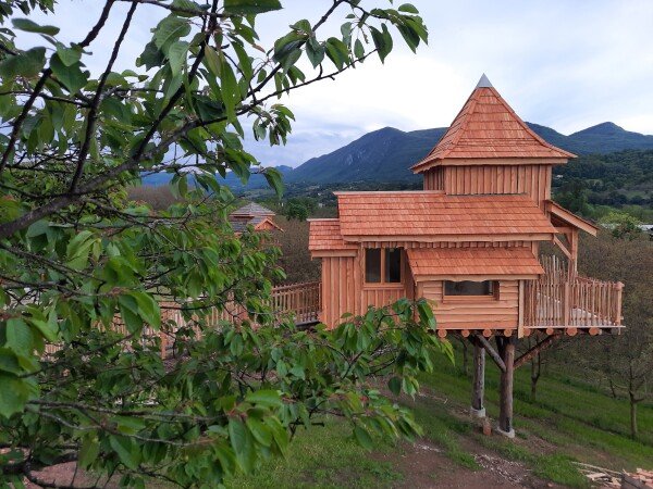 Cabane 1 chambre, avec wifi