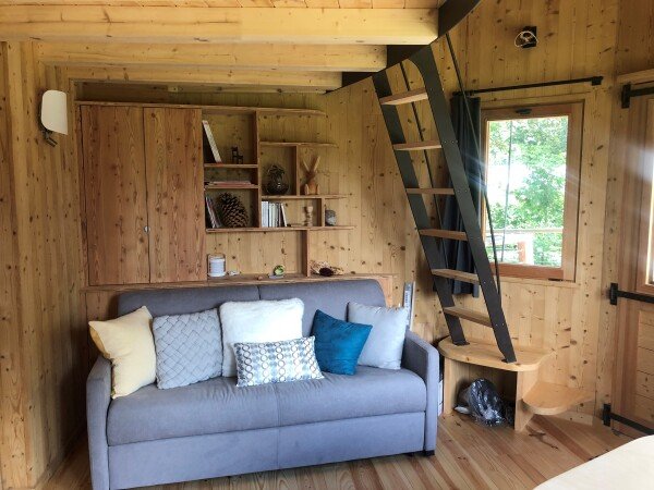 Cabane 1 chambre, avec jardin