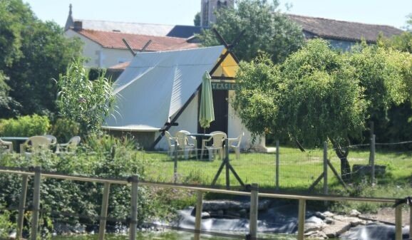 Tente romantique, 1 chambre, avec jardin