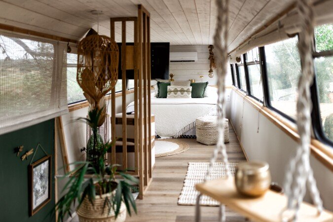 Hébergement insolite cozy, 1 chambre, avec jardin