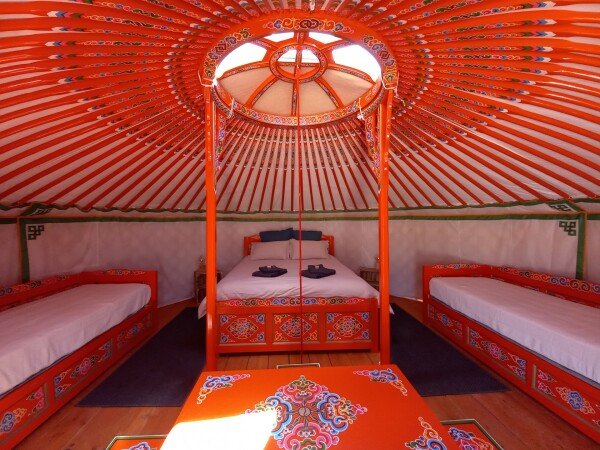 Yourte 1 chambre, avec jardin