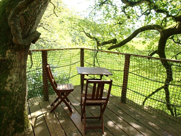Cabane dans les arbres 1 chambre, avec jardin