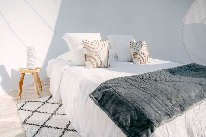 Bulle cozy, 2 voyageurs, avec jardin