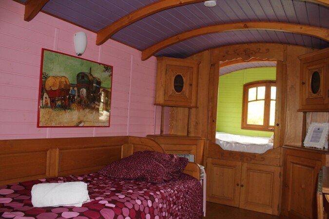 Roulotte cozy, 1 chambre, avec jardin