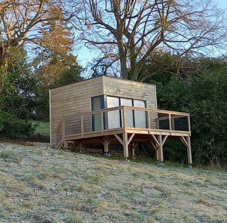Cabane romantique, 1 chambre, avec jardin