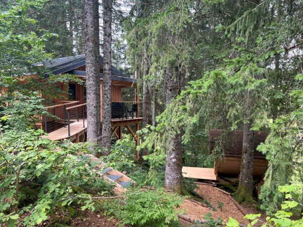Cabane romantique, 1 chambre, avec jardin
