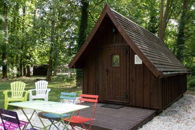 Cabane 2 voyageurs, avec jardin