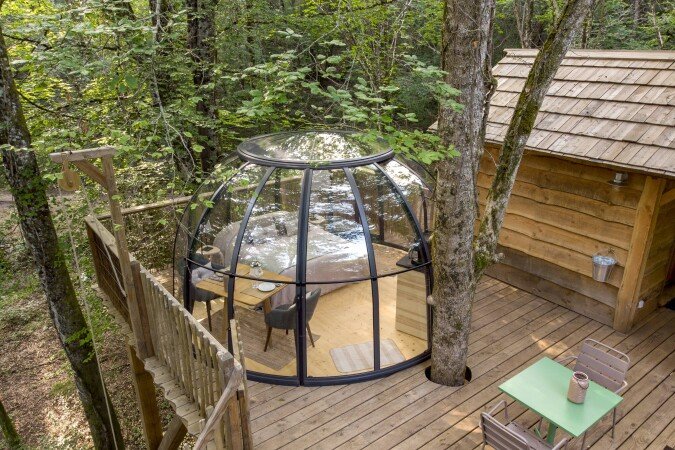 Cabane 1 chambre, avec jardin