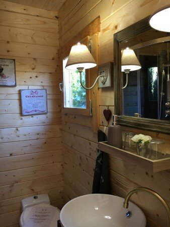 Cabane romantique, 2 voyageurs, avec jardin