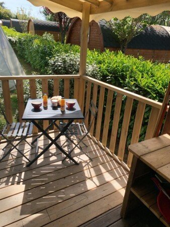 Cabane romantique, 2 voyageurs, avec jardin