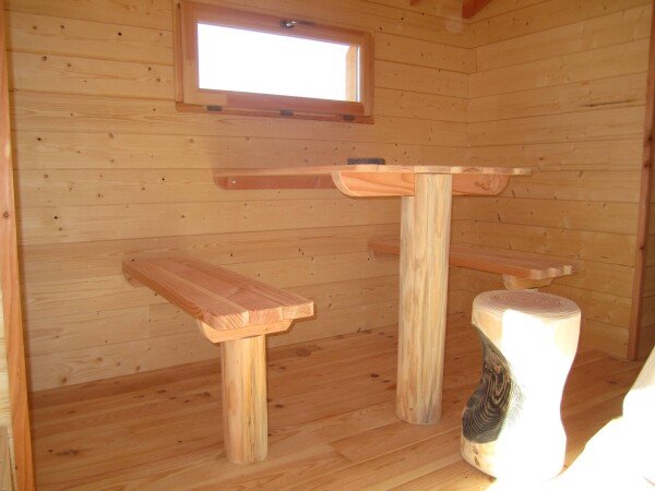 Cabane confortable, 1 chambre, avec jardin