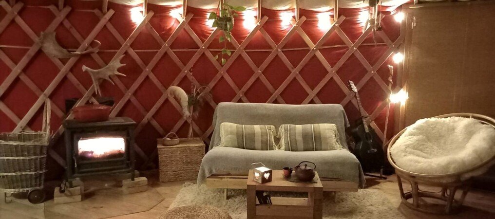 Yourte 2 chambres, avec jardin