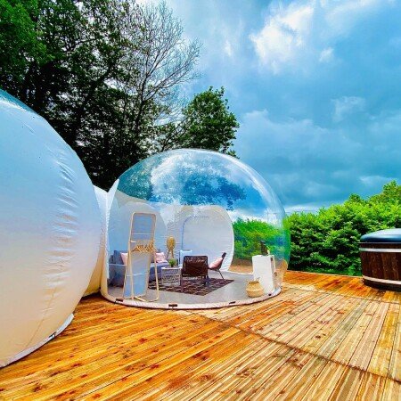 Bulle bien-être, 1 chambre, avec jardin