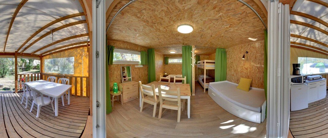 Ecolodge 2 chambres, avec jardin