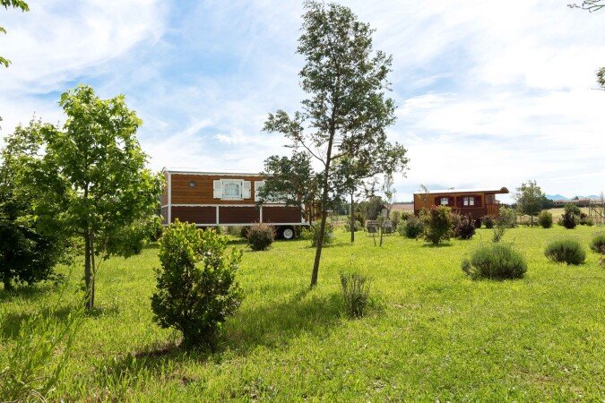 Roulotte cozy, 4 voyageurs, avec jardin