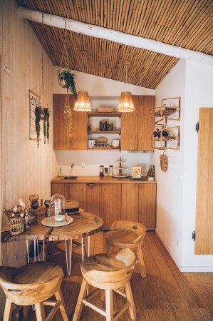 Cabane dans les arbres confortable, 1 chambre, avec jardin