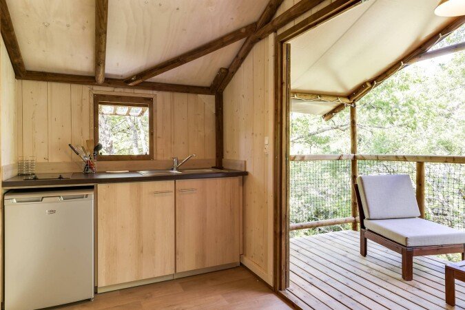 Cabane 2 voyageurs, avec jardin