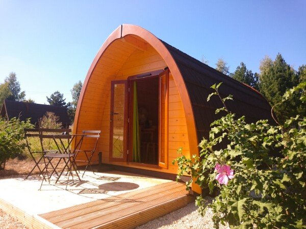Cabane confortable, 1 chambre, avec jardin