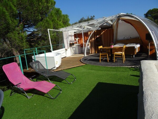 Bulle 1 chambre, avec jardin