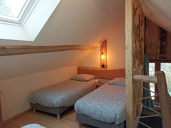 Cabane cozy, 1 chambre, avec jardin