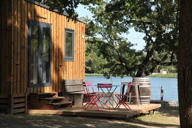 Cabane 2 chambres, avec jardin