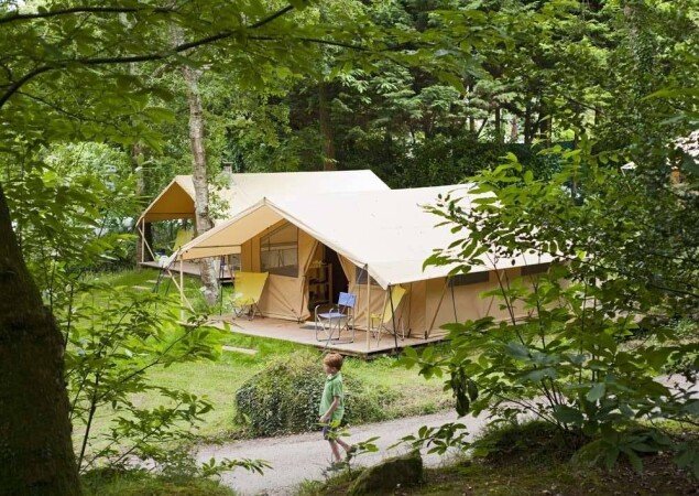 Tente 2 chambres, avec jardin