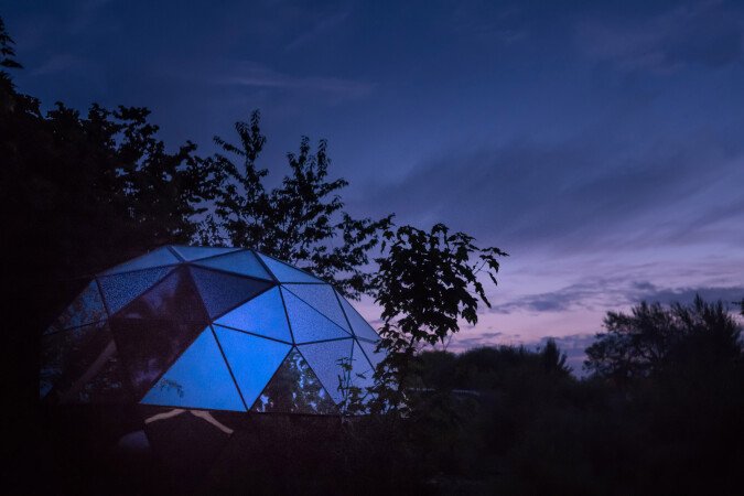 Dôme bien-être, 1 chambre, avec jardin