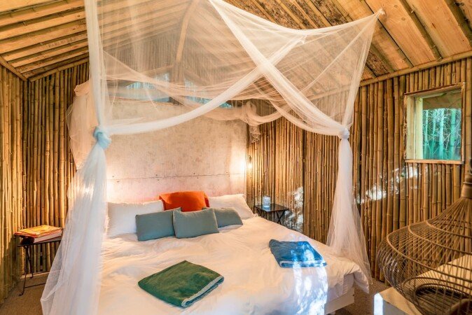 Cabane 2 voyageurs, avec jardin