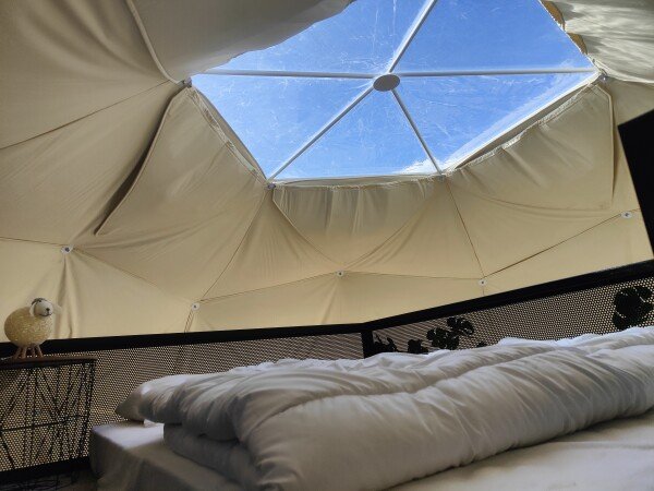 Dôme 1 chambre, avec jardin