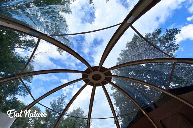 Bulle 4 voyageurs, avec jardin