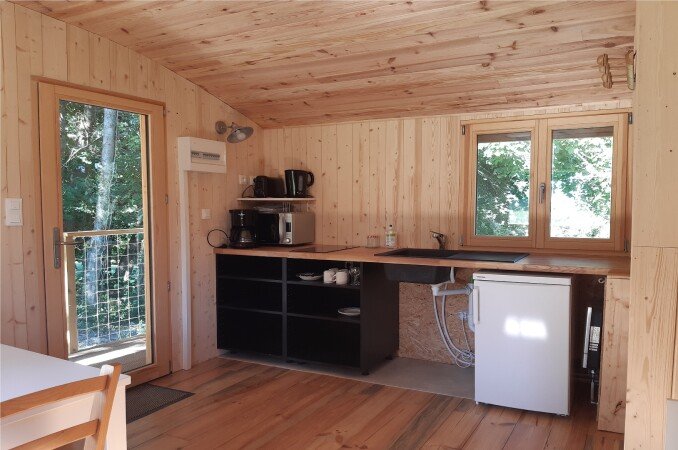 Cabane 1 chambre, avec jardin