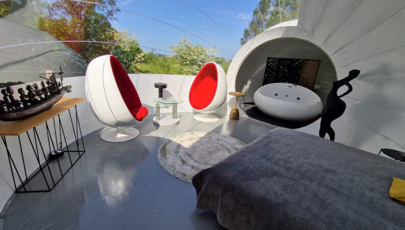 Bulle romantique, 1 chambre, avec jardin