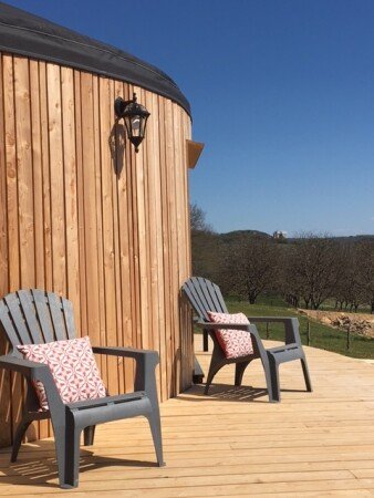 Cabane 2 chambres, avec jardin