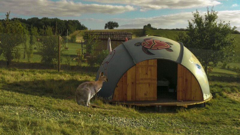 Hébergement insolite romantique, 4 voyageurs