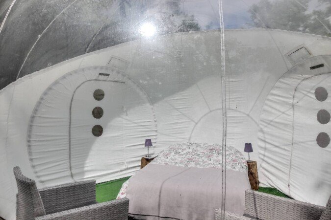 Bulle romantique, 1 chambre, avec jardin
