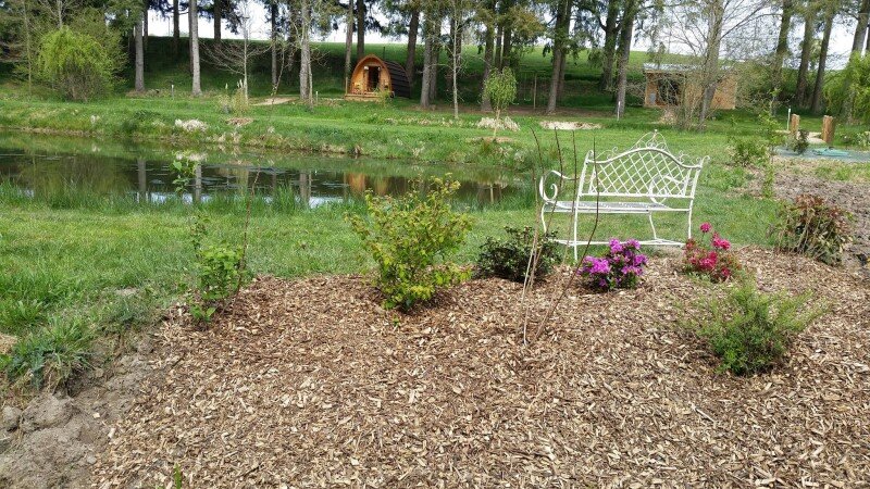 Cabane moderne, 4 voyageurs, avec jardin