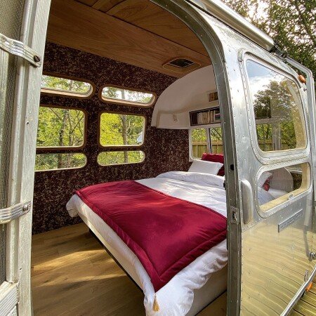 Caravane 1 chambre, avec jardin