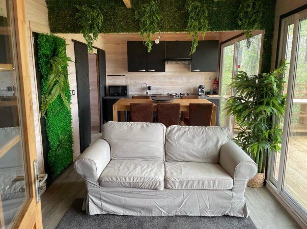 Hébergement insolite 2 chambres, avec jardin