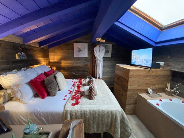 Chalet 1 bedroom, with garden